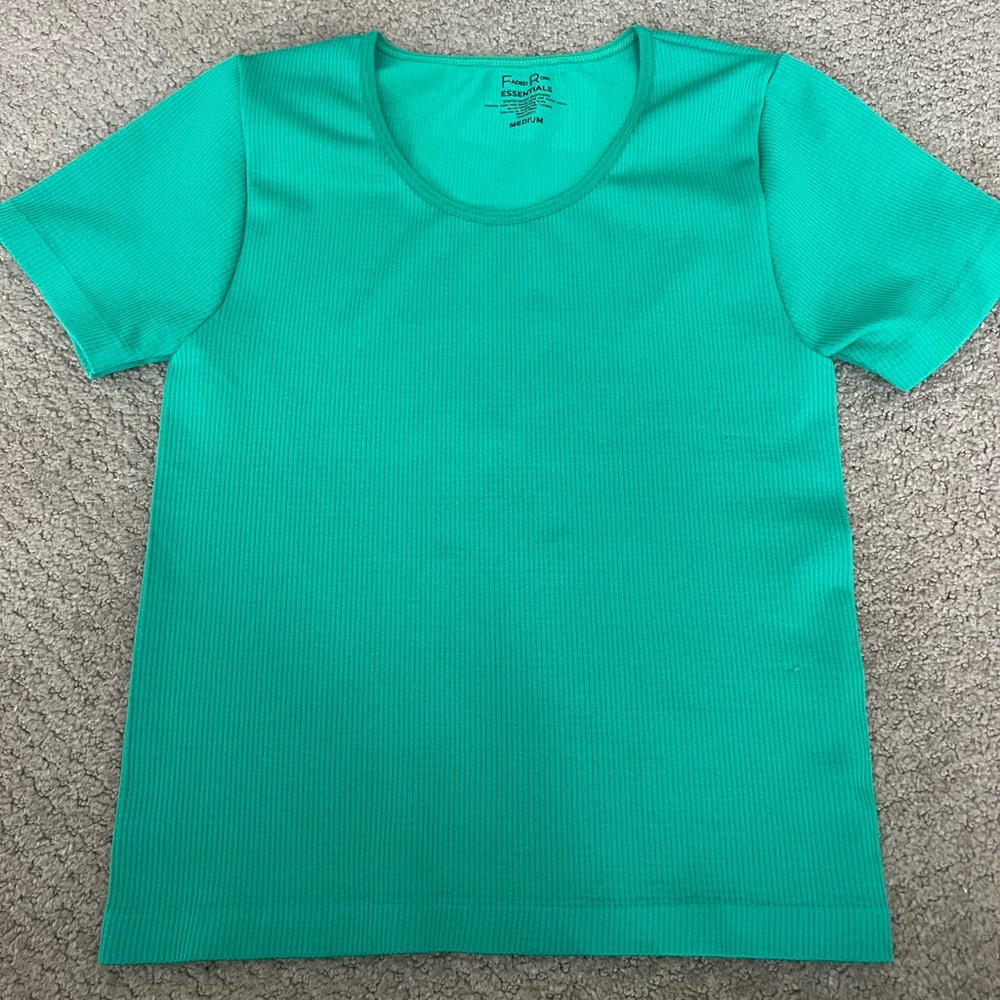 Fresh Produce Green Short Sleeve Women's Tee
